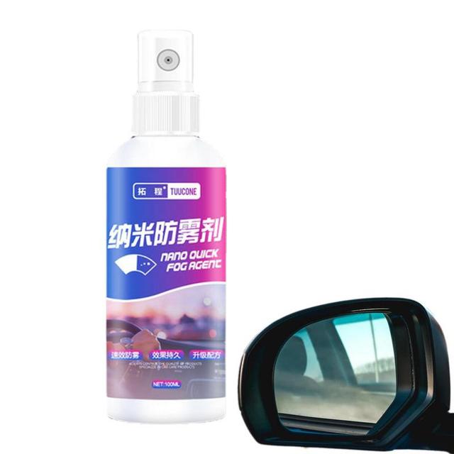 Fog Defender Spray Nano Defogger For Car Windshield Long-Lasting Fog  Remover With Cloth For Windows Windshields Mirrors Shower - AliExpress